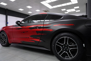 Рваный переход цвета на авто